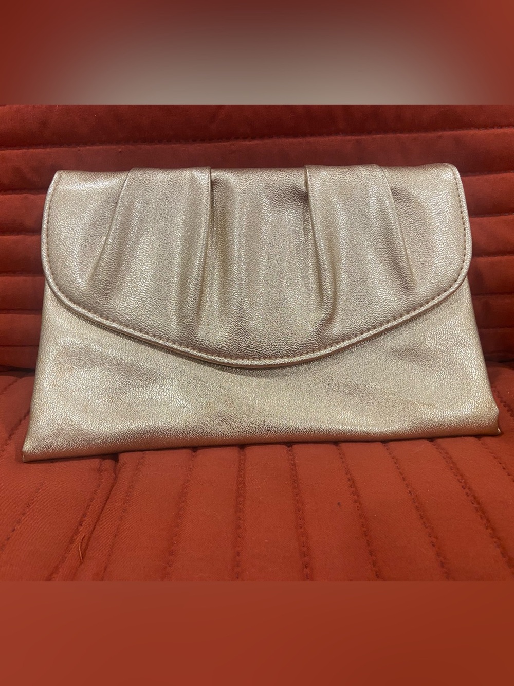 Gold  Clutch Bag - Women's Evening Purse